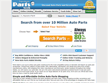 Tablet Screenshot of partsgeek.com